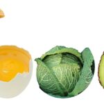 Una selezione di cibi ricchi di vitamina D, tra cui pesce, funghi e latticini.