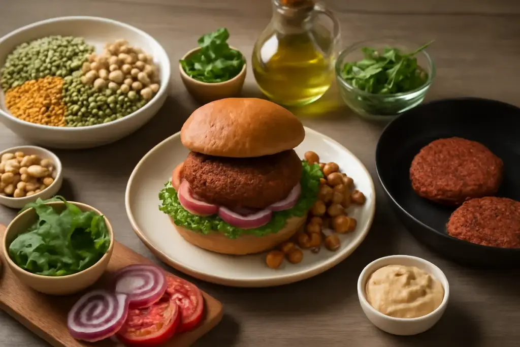 Ricetta per burger vegetali ad alto contenuto proteico: il segreto per una cena saziante e gustosa
