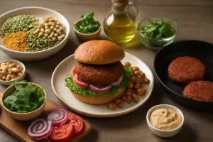 Ricetta per burger vegetali ad alto contenuto proteico: il segreto per una cena saziante e gustosa