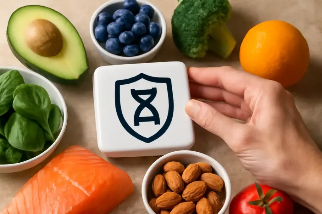 Come l’alimentazione aiuta a prevenire l’invecchiamento cellulare? La combinazione di cibi che potenzia la protezione