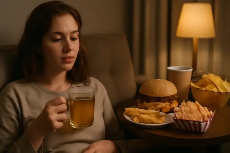 Tisana rilassante o junk food la sera? Scopri cosa inserire nella routine serale per dormire meglio